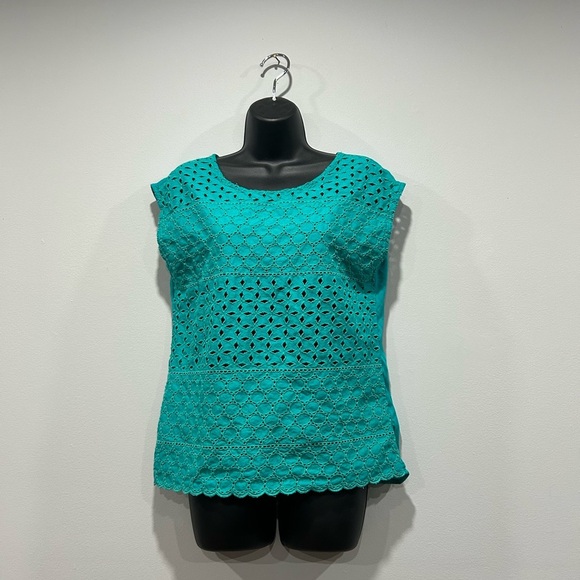 Turquoise blouse - Picture 3 of 6